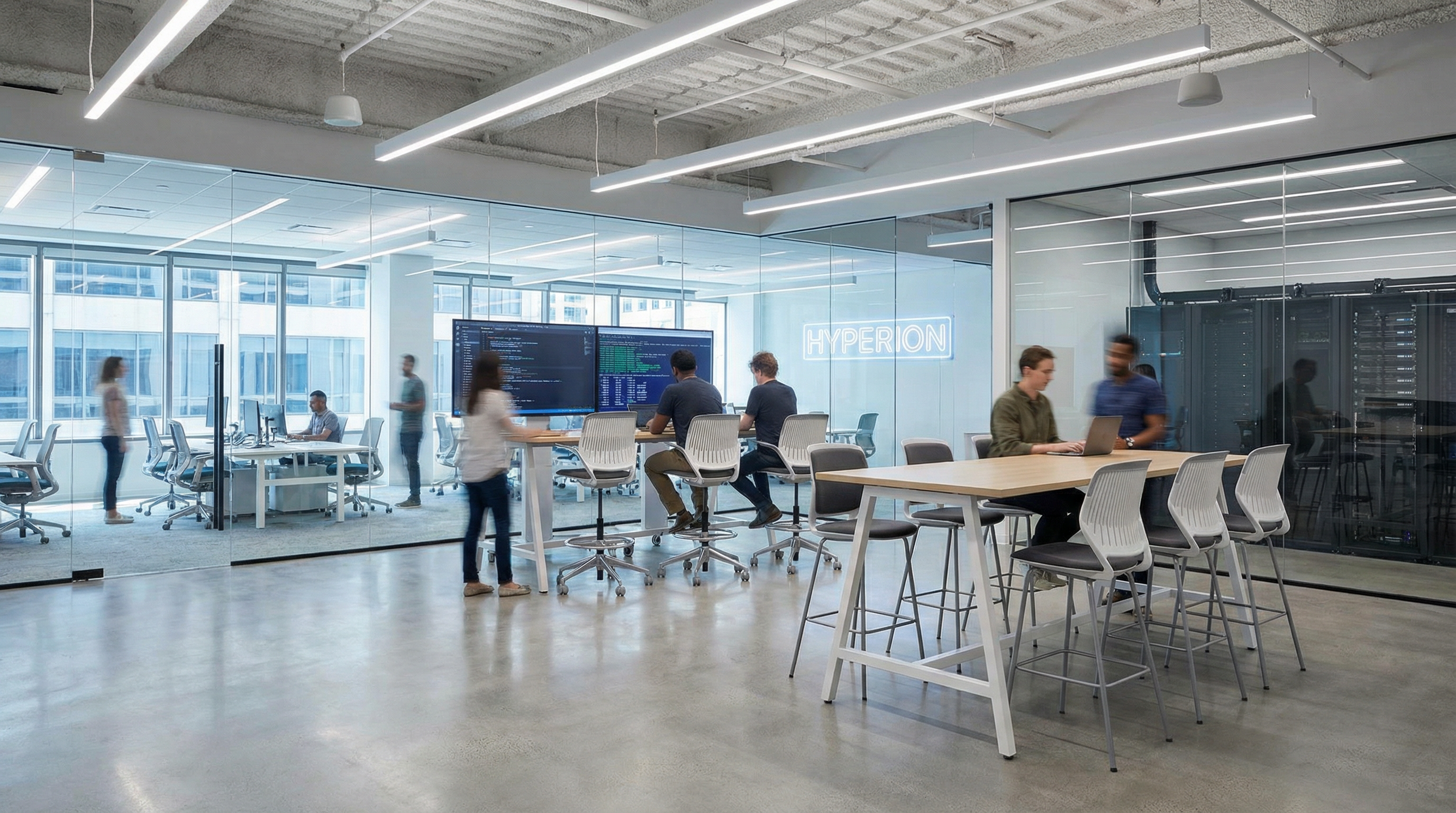 Oficina moderna de Startup tecnológica